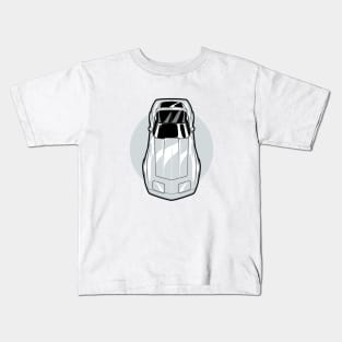 Silver Chevy Corvette C3 Kids T-Shirt